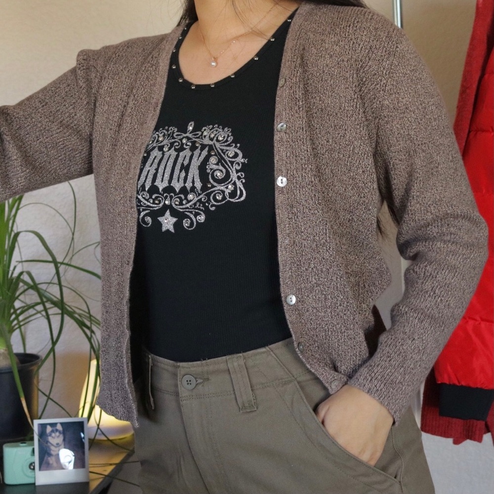 Brown light cardigan